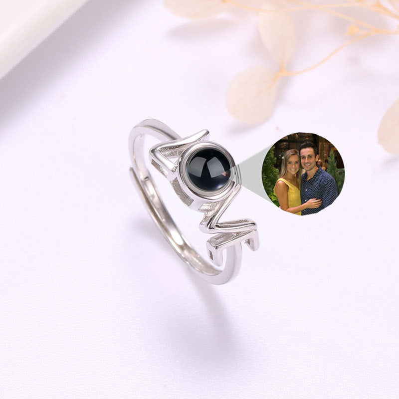 Silver Love Ring