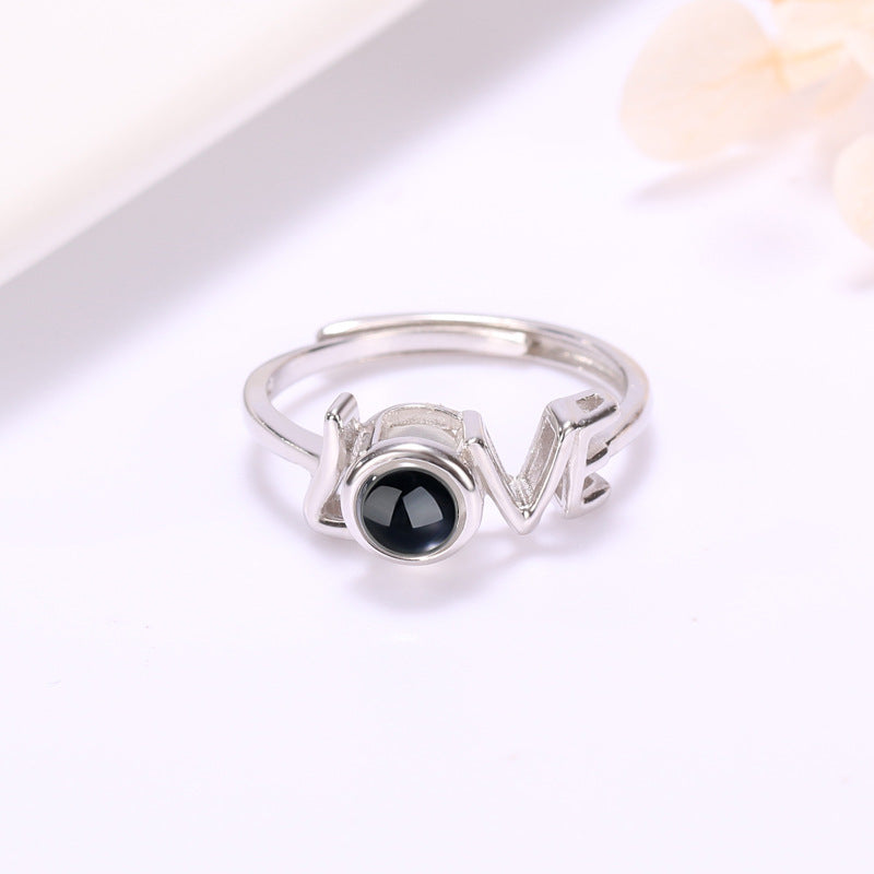 Silver Love Ring