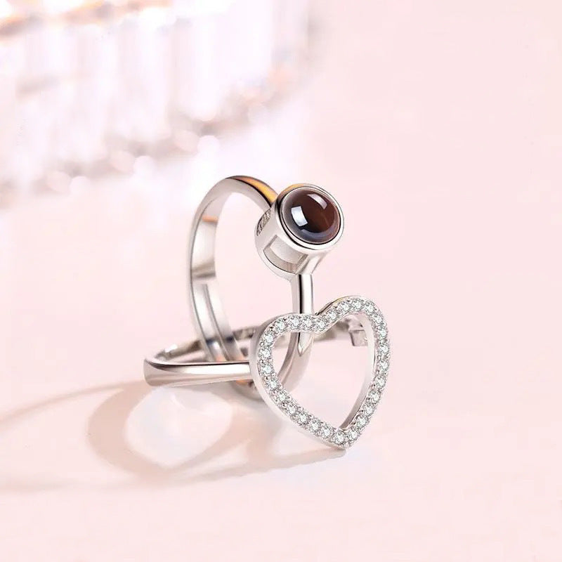 Silver Heart Ring