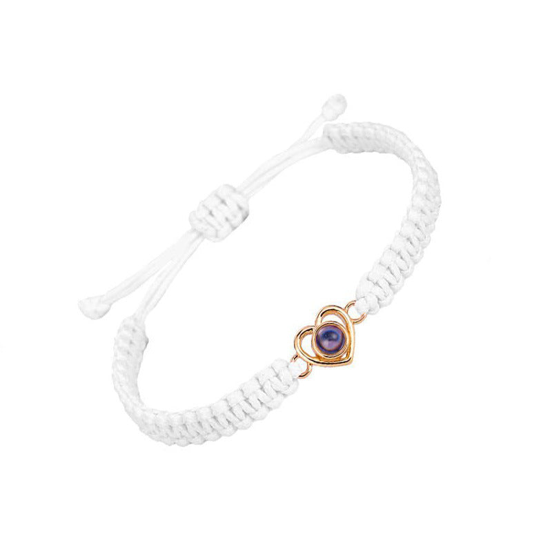 Heart Wooven Bracelet