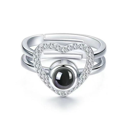 Silver Heart Ring