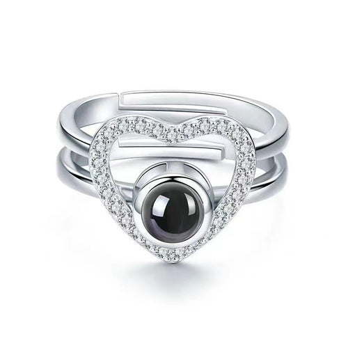 Silver Heart Ring