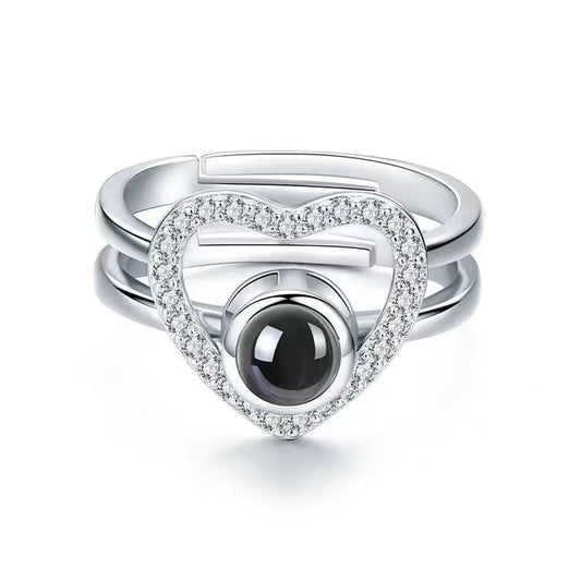 Silver Heart Ring