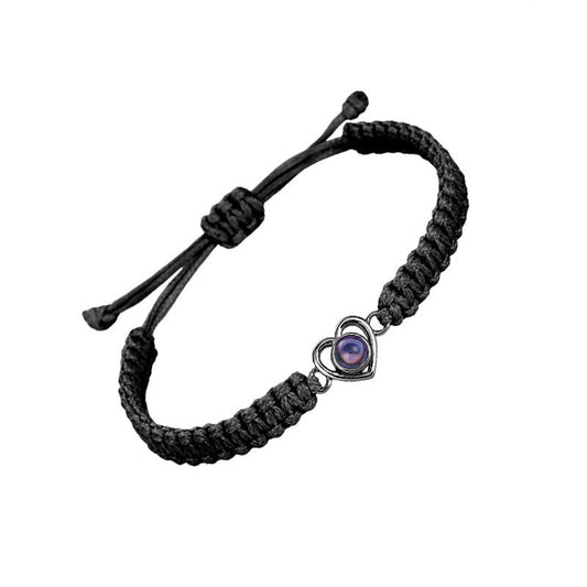 Heart Wooven Bracelet