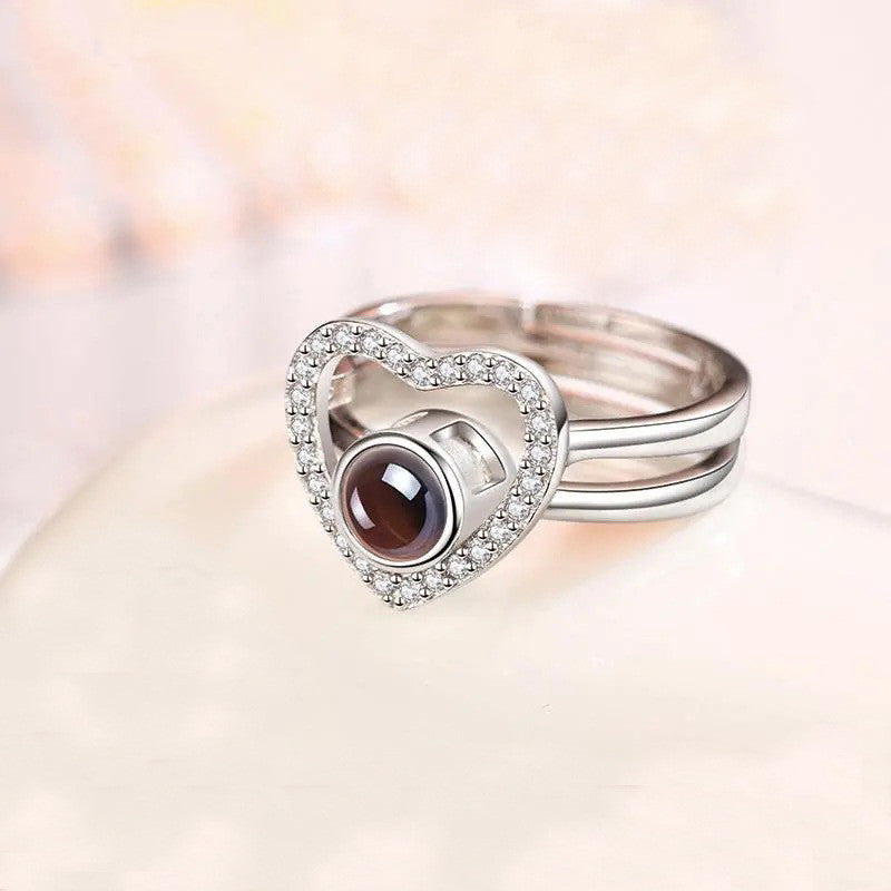Silver Heart Ring
