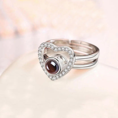 Silver Heart Ring