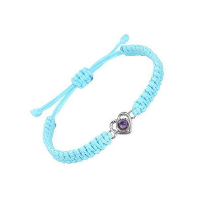 Heart Wooven Bracelet